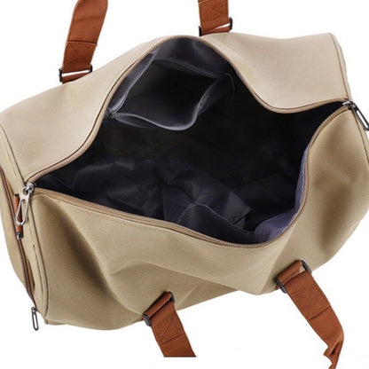 Sports fitness bag, dry and wet separation portable travel bag, multi-functional crossbody outdoor luggage bag