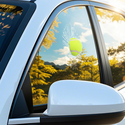 Adesivos De Vidro Quebrado Adesivo De Bola De Tênis Adesivos Engraçados Para Carros Adesivo À Prova D'água Decoração Automotiva Para Veículos