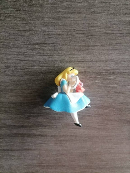 Disney Anime Alice no País das Maravilhas Gato Cheshire Coelho Branco Chapeleiro Louco Ostra Jovem Bonecos de Ação Brinquedos Fofos Bonecas de Moda Hobby