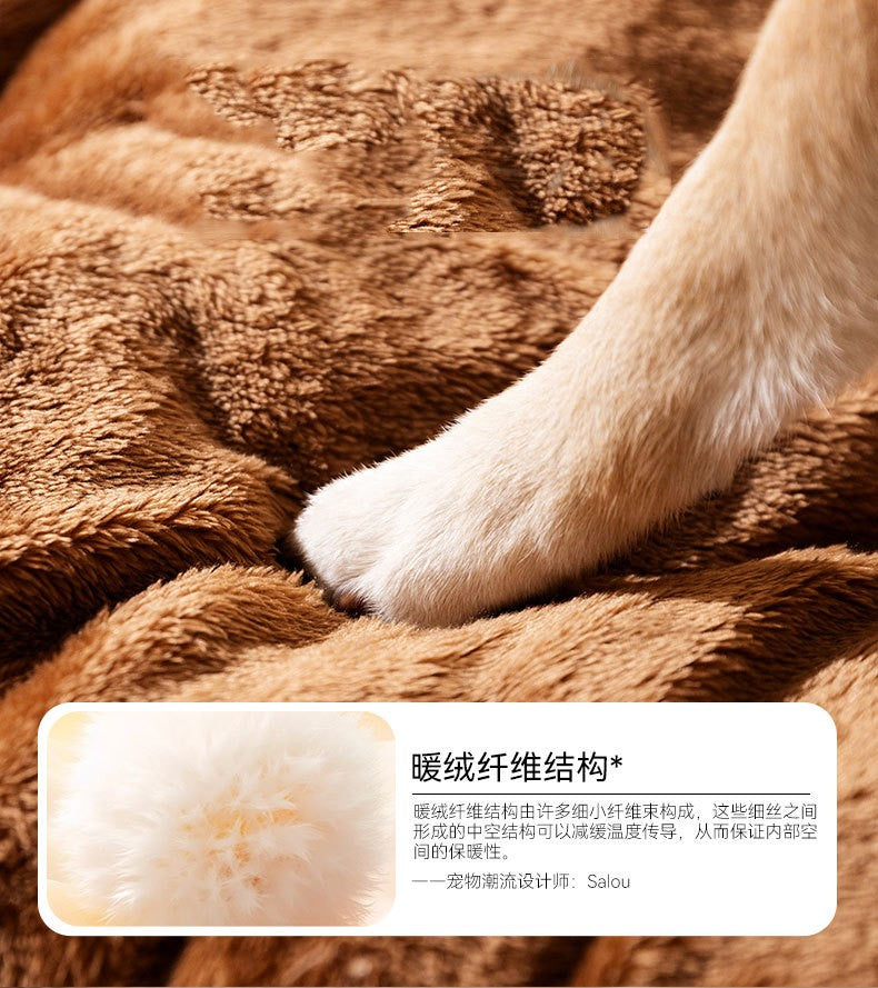 Casa de Cachorro de Inverno Casinha Quente para Cães Tapete Removível Lavável Cama Ninho para Cães Tenda para Sono Profundo para Cães de Porte Médio e Grande Suprimentos para Cães