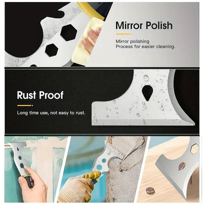 Espátula Multiuso 15 Em 1 Raspador De Tinta De Aço Removedor Ferramenta De Construção Para Papel De Parede Abridor De Lata Ferramenta Caseira DIY