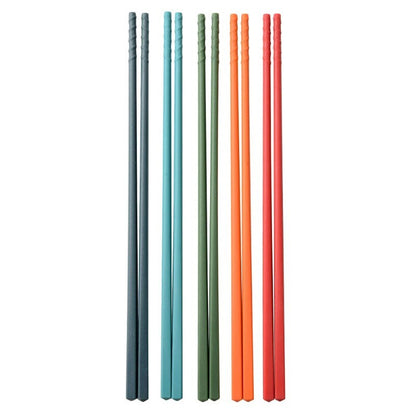 Conjunto de Hashis de Silicone Japoneses Antiderrapantes para Macarrão Sushi Kit Utensílios de Cozinha para Presente Jantar