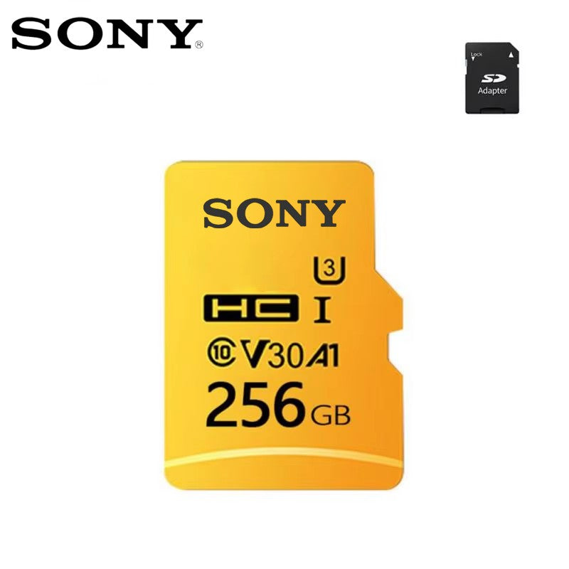 Cartão Micro SD Original SONY U3 V30 128GB 256GB 512GB Cartão de Memória Flash TF de Alta Velocidade para Celular Câmera Drone Tablet PC