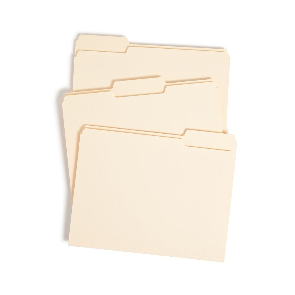 Letter Size Manila File Folders 150 Count 1/3 Cut Organizing Tabs Document Storage Office Supplies File Organization