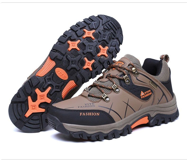 Botas de Neve Masculinas de Inverno Impermeáveis de Couro Tênis Super Quentes Botas Masculinas Botas de Caminhada ao Ar Livre Sapatos de Trabalho Tamanho 39-47
