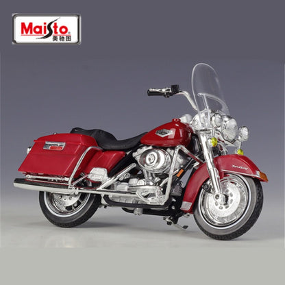 Maisto 1:18 Harley Davidson 1999 FLHR Road King Liga Clássica Modelo de Moto Simulação Metal Brinquedo Modelo de Moto Presentes para Crianças