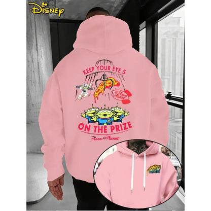 Disney Men's Toy Story Big Eyes Cartoon Hoodie Autumn/Winter New Casual Fashion Men's and Women's Street Wear