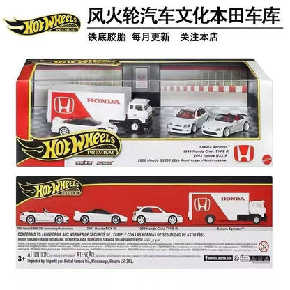 Hot Wheels 1/64 Premium Honda S2000 20th Anniversary Collectible Car Model GMH39 9C7D Garage Series Toy for Ages 5+