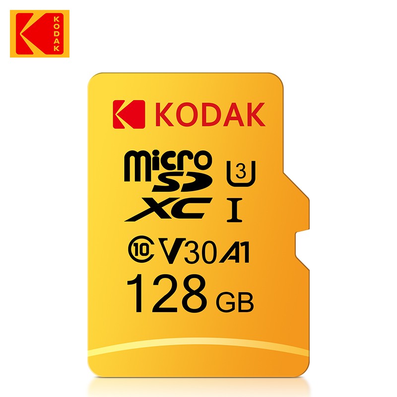 Original Cartão Micro SD Kodak 64GB Classe 10 Cartão de Memória de Alta Velocidade 32GB Atacado Cartão U3 Smartphone Tablet Câmera GoPro