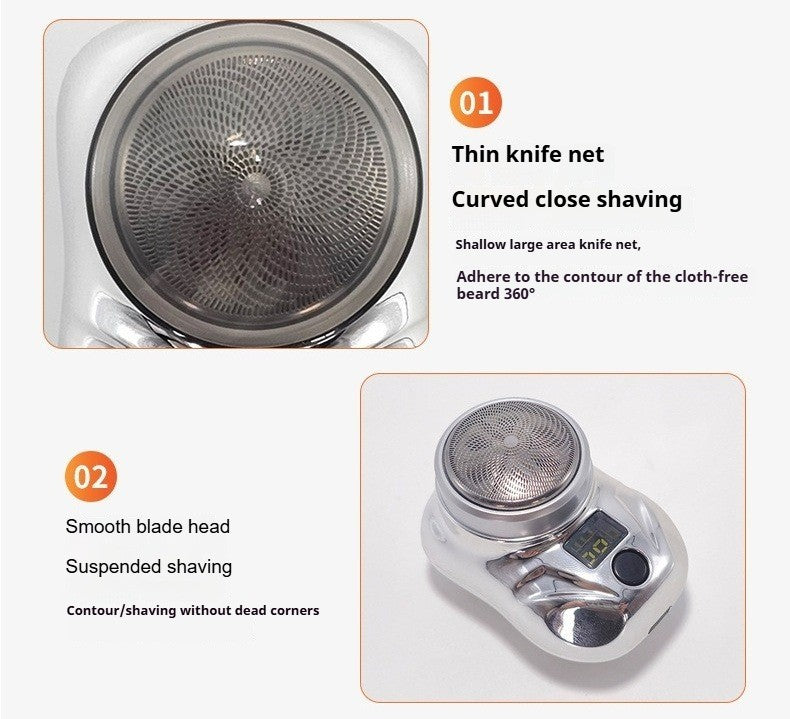 OLOEY Portable Electric Shaver for Men Rechargeable Travel Razor Waterproof Beard Trimmer