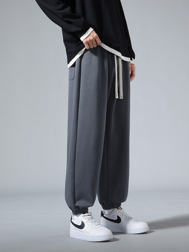 Men's Jogger Cotton/Polyester Sweatpants Big Size 8XL 7XL 6XL Sports Baggy Pants Sting Banding  Hip Hop Loose Harem Trousers