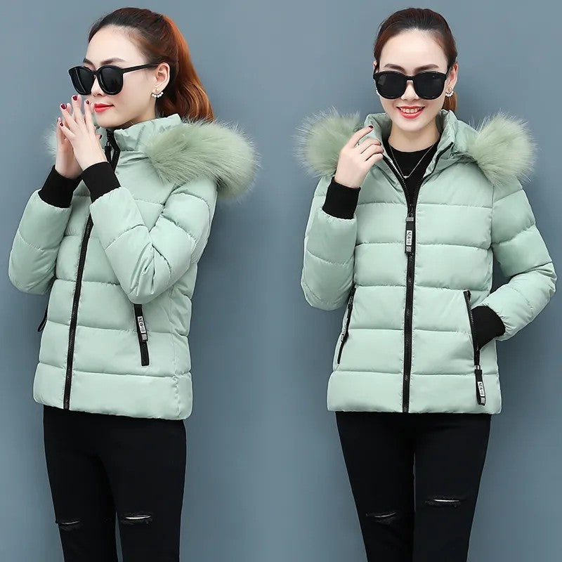 Women's Winter Parka Coat 2025 Korean Version Loose Lady Cotton Padded Outerwear Temperament Casual Ladies Down Cotton Jacket