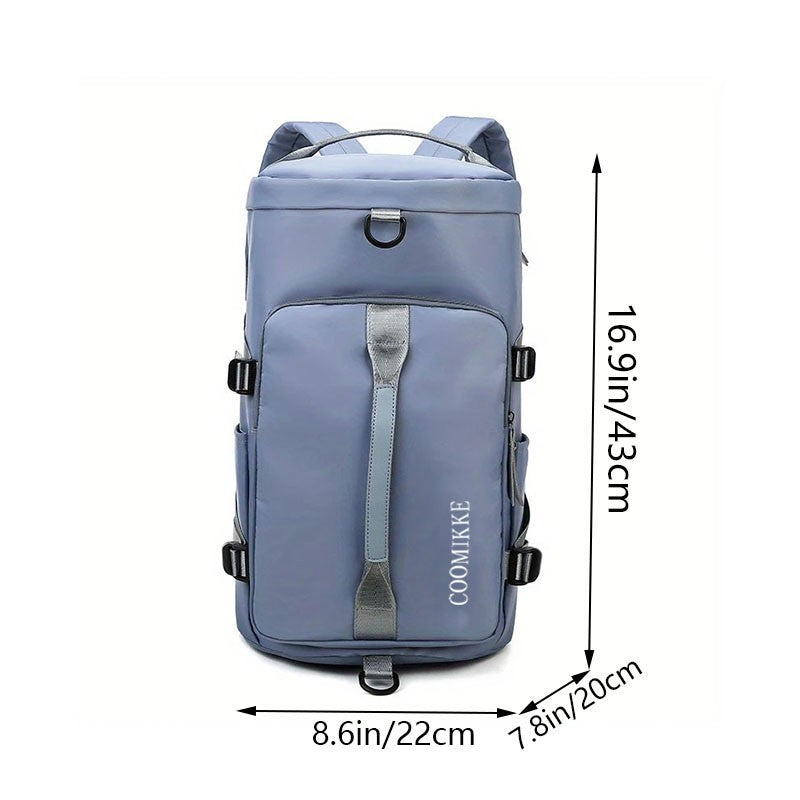 Mochila de estilo neutro para homens e mulheres, adequada para viagens e turismo, feita de material de nylon, é uma mochila de caminhada.