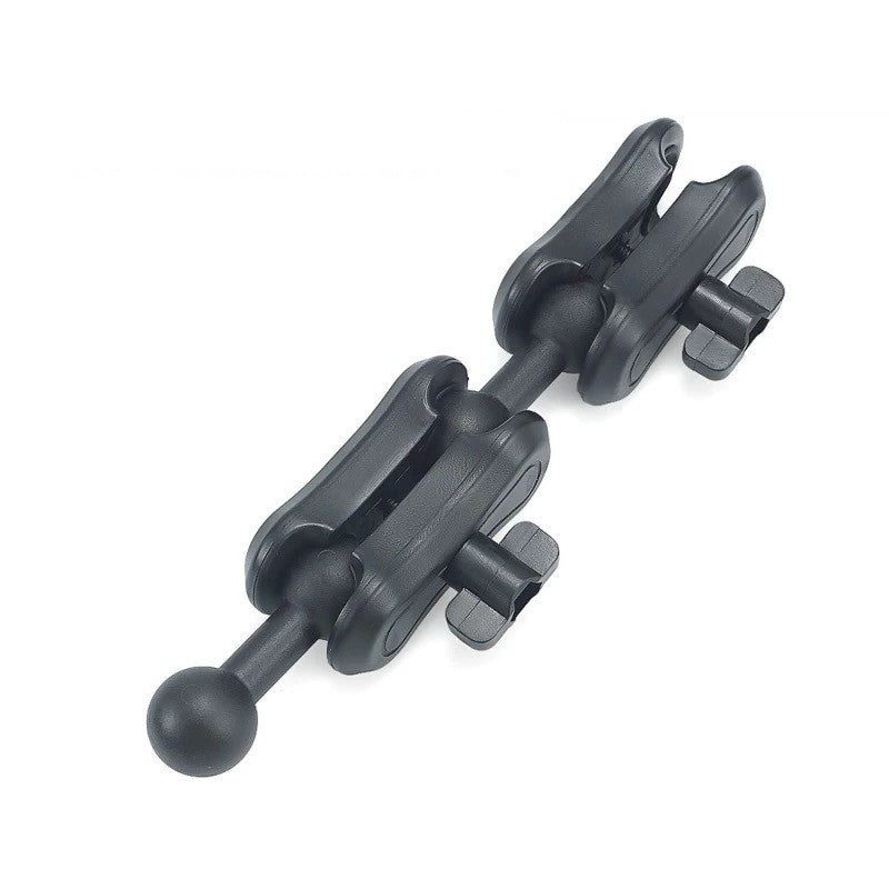 Double socket arm with 17mm Dual Ball Head Adapter for Cellphone holder for Magnetic Phone Mount Foldable Mount Accessories