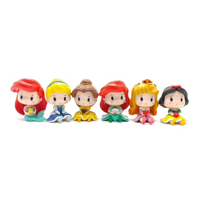 Disney Princesa Ariel Elsa Anna Bela Branca De Neve Cinderela Branca De Neve Fada Pvc Figura De Ação Boneca Decoração Brinquedos Para Crianças Presente