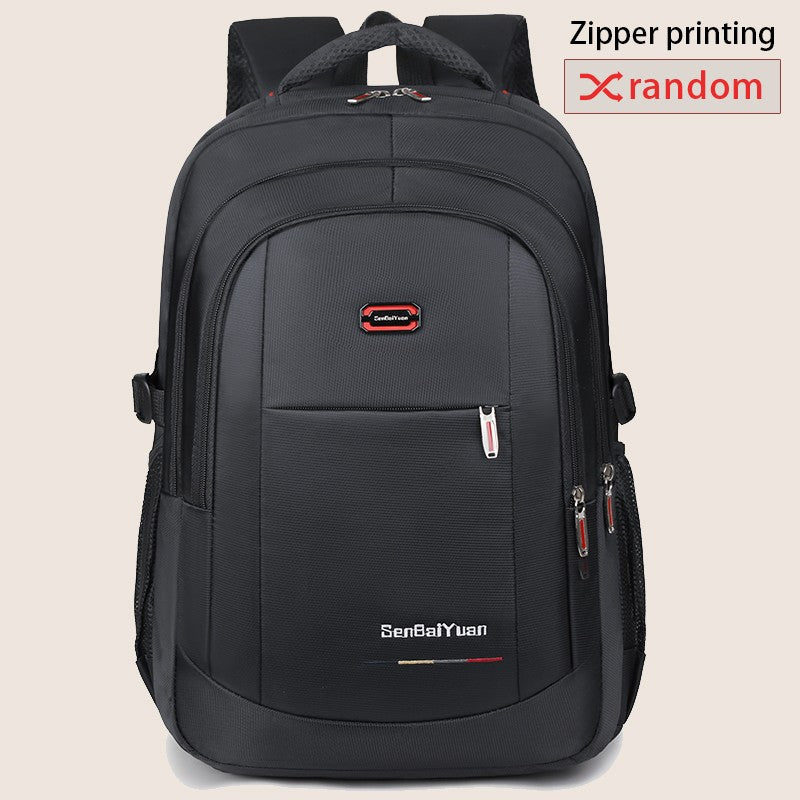 Spacious carry on backpack - adjustable shoulder straps, durable zipper closure, solid color design - perfect for travel, busine