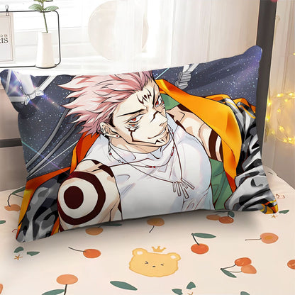 Jujutsu Kaisen peripheral pillow double side pillowcase Cartoon anime Itadori Yuji bedroom bed pillow Gojo Satoru soft pillow