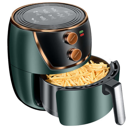 Large-capacity visual air fryer household new multi-function automatic intelligent oil-free oven integrated electric fryer