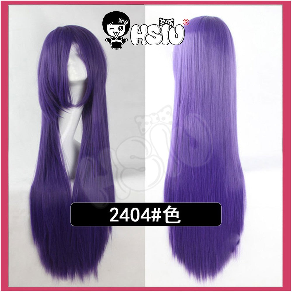 ?HSIU Brand? 80cm Cosplay wig Long 22 color Wig Heat Resistant Synthetic Hair Anime Party wig Fiber synthetic wig+Free wig cap