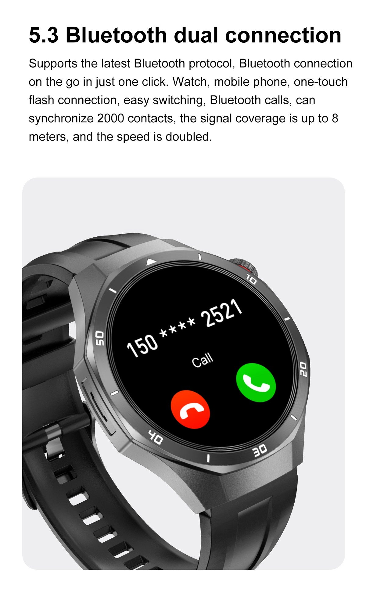 GT5 Pro Smart Watch Global Version 32GB Memory GPS navigation NFC Music Video play Call Titanium alloy Waterproof Smartwatch 5