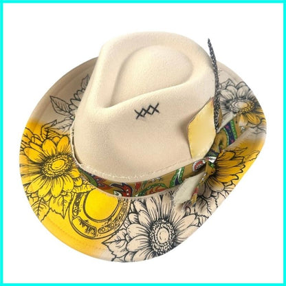 Friendly Cotton Blend Western styles Hat Braided Band Decoration Unisex