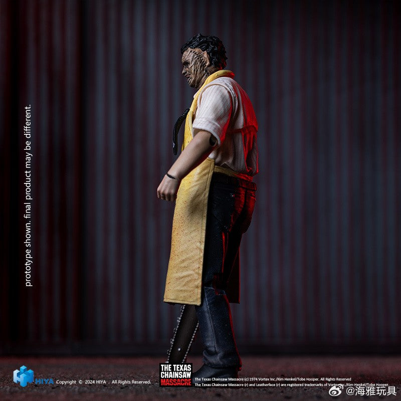 1/18 HIYA Action Figure Exquisite Mini Series Texas Chainsaw Massacre 1974 Leather Face - Killing Mask Standard Ver.