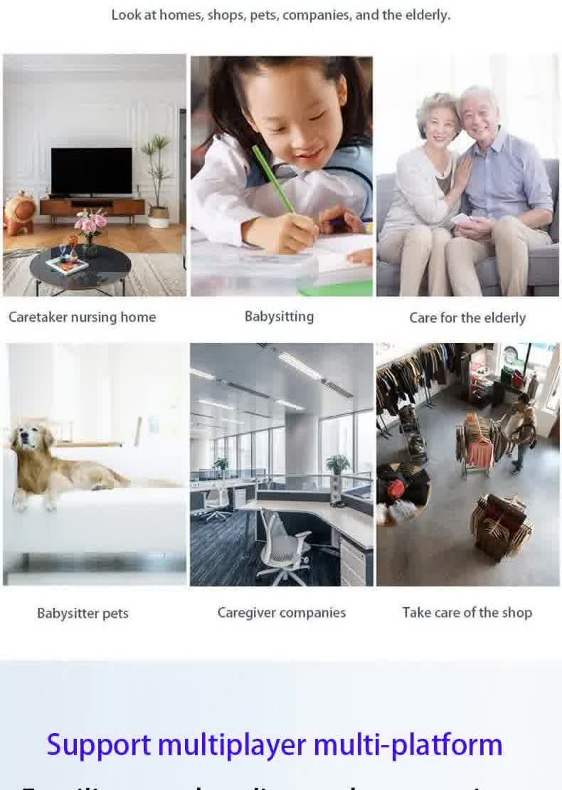 ICSEE 2MP Wifi Camera E27 Surveillance Camera Color Night Vision 360° Rotating Human Tracking Security Protection Smart Home