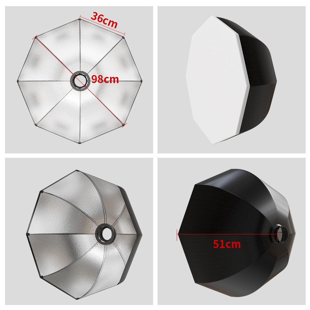 135W Fotografia LED Vídeo Luz Diurna Equilibrada Lâmpada Solar Bowens Softbox Para Iluminação Softbox Retrato Flash Acessório de Estúdio