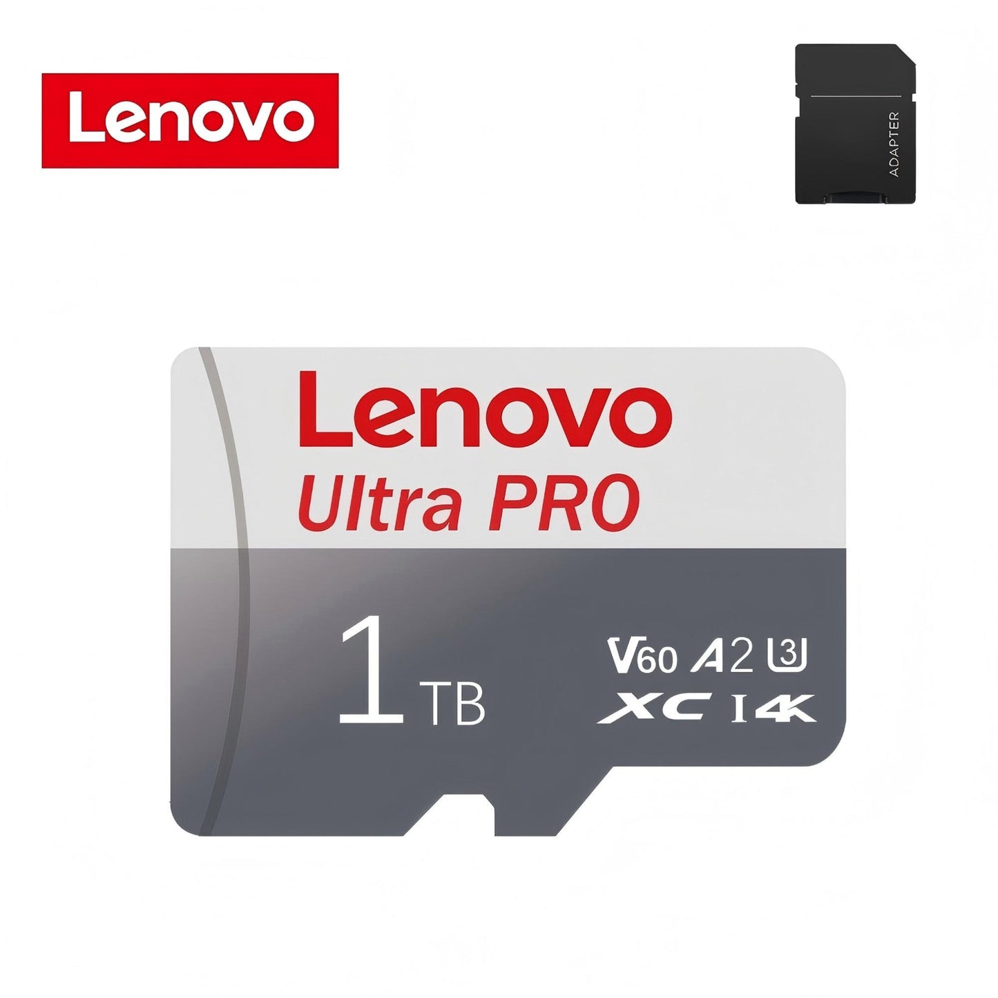 Cartão de Memória Micro SD de Alta Velocidade Lenovo 2TB 1TB 512GB 256GB ATÉ 100MB/s U3 128GB Cartão TF para Adaptador de Leitor de Cartão USB Micro sd