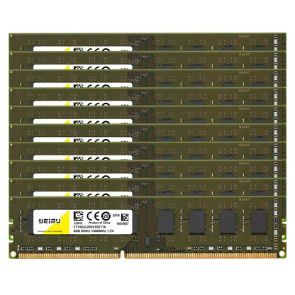 Memória Ram DDR3 4GB 8GB Desktop 1066 1333 1600 1866Mhz PC3 1.5V 8500 10600 12800 240Pinos Non-ECC DIMM Para Intel & AMD