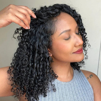 15A Pixie Curls Bundles Kinky Curly Cabelo Humano 3/4 Bundles Deal 100% Cabelo Cacheado Virgem Cru Bundles de Cabelo Extensão de Cabelo Trama Dupla