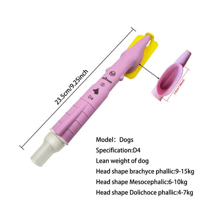 Intubação Traqueal Canina Inserção Cega de Gás Anestésico Ou Oxigênio Para Cães Cães Não Invasivos Especializados Sala Médica Para Animais de Estimação