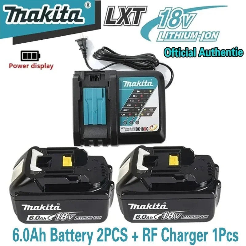 Bateria de Lítio de Substituição 100% Original Makita 6Ah/5Ah/3Ah para Bateria Makita 18V BL1830B BL1850B BL1850 BL1840 BL1860 BL1815