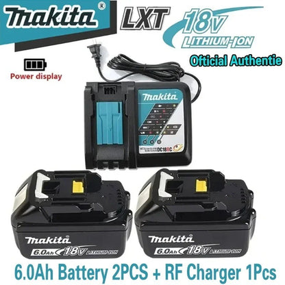 Bateria de Lítio de Substituição 100% Original Makita 6Ah/5Ah/3Ah para Bateria Makita 18V BL1830B BL1850B BL1850 BL1840 BL1860 BL1815