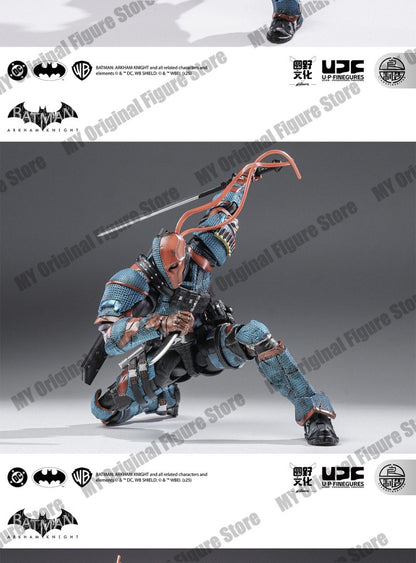 EM ESTOQUE LPZZ Deathstrok Figura U-P-Finegures Arkham Knight V8.04 Terno Bonecos de Ação Batman Estatueta 1/12 Coleção DC Brinquedo