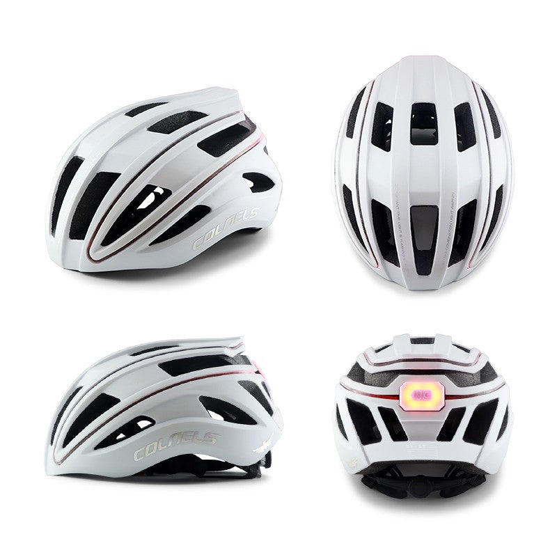 Capacete de Ciclismo Profissional COLNELS com Lanterna Traseira USB e Barra de Luz para Ciclismo de Estrada e Esportes ao Ar Livre