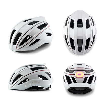 Capacete de Ciclismo Profissional COLNELS com Lanterna Traseira USB e Barra de Luz para Ciclismo de Estrada e Esportes ao Ar Livre