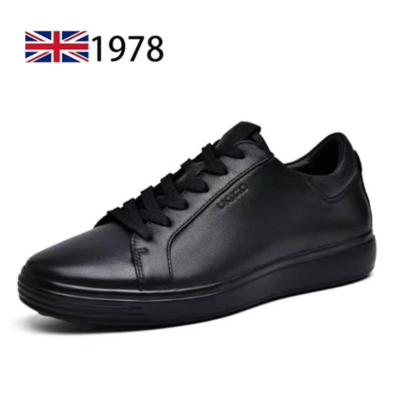 Men Sneakers Casual Shoes Men Flats Zapatillas Hombre Lightweight Genuine leather Breathable Shoes Men Black Sports Board Shoes
