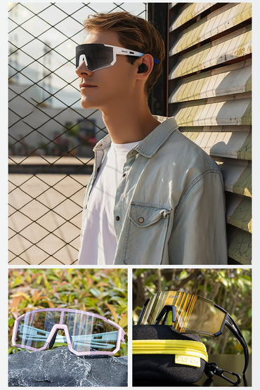SCVCN Photochromic Sunglasses Outdoor Sports Bike Cycling Glasses Man MTB Climbing Glasses Women Driving Bicycle Eyewear New