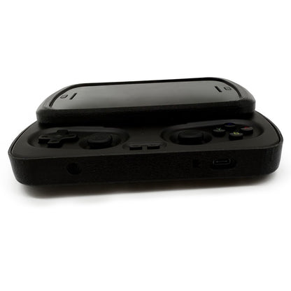 Orange Protective Shell for ANBERNIC RG Slide Console TPU 3D Printed Anti-slip Protective Cover Transparent Orange Black