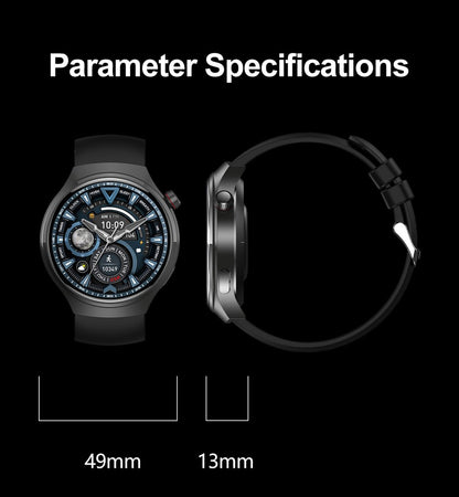 Smartwatch Esportivo Watch 4 Pro Masculino Tela AMOLED HD 360*360 Frequência Cardíaca Chamada Bluetooth IP68 À Prova D'água Música Novo SmartWatch 2025
