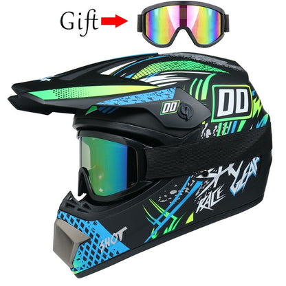 Capacete de motocicleta infantil, capacete off-road, bicicleta downhill AM DH, capacete cross, capacete motocross, casco