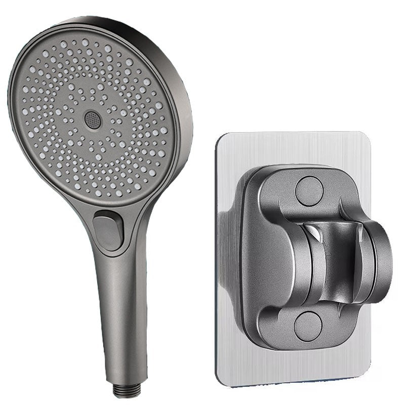 Chuveiro de tela grande com 3 modos de velocidade, acessórios portáteis para chuveiro, suprimentos de banheiro, kit completo de acessórios de chuveiro