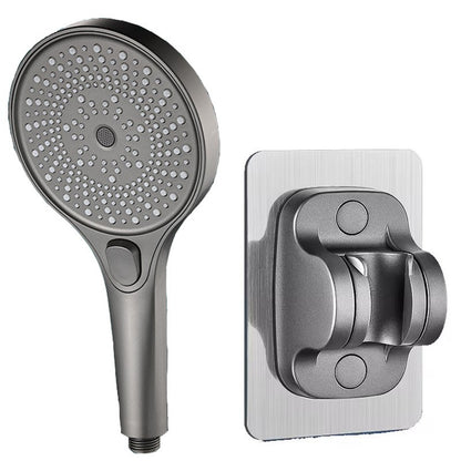 Chuveiro de tela grande com 3 modos de velocidade, acessórios portáteis para chuveiro, suprimentos de banheiro, kit completo de acessórios de chuveiro