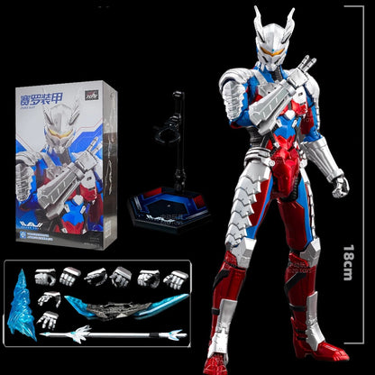 Boneco Articulado Ultraman ZD Toys Kotaro Higashi Terno Zero Terno Tiga Terno Ace Ultra Seven Ultraman Jack Modelo Colecionável Adulto