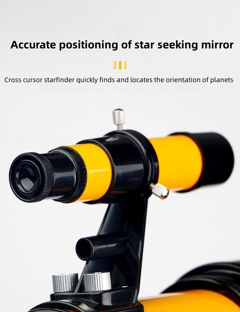 Telescópio Astronômico Profissional de Alta Definição e Alta Potência, Tripé Portátil, Zoom de 150x, Visão Noturna, Lua e Estrelas