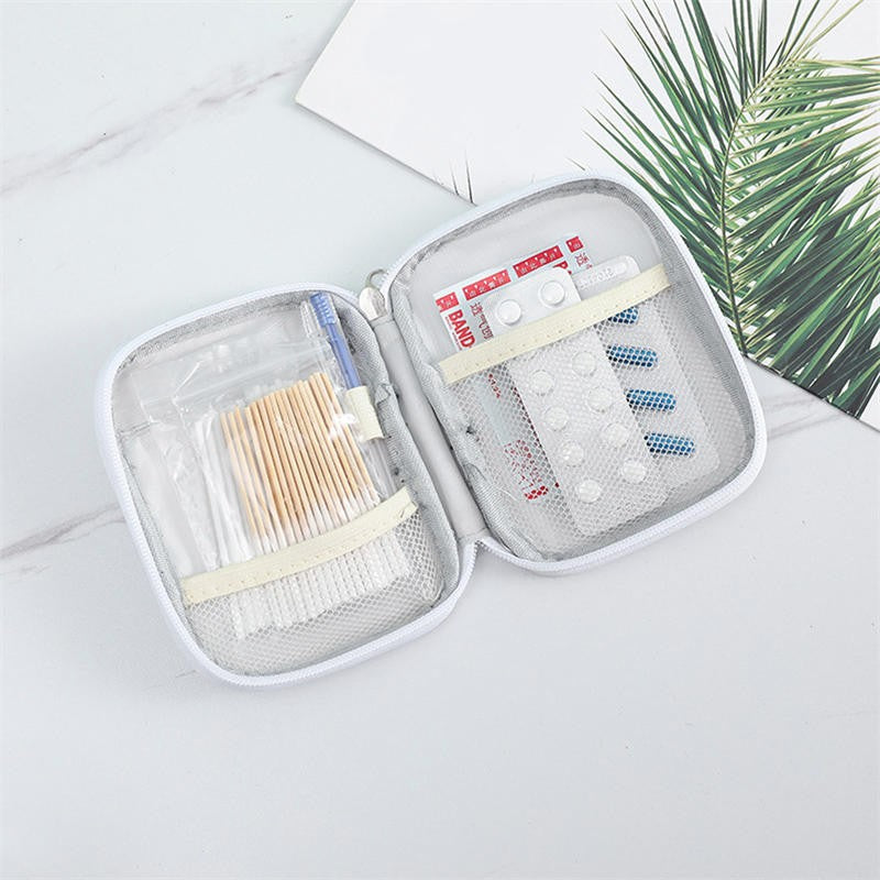 Portable First Aid Medical Kit Travel Outdoor Camping Emergency Medicine Storage Bag Travel Mini  Pouch Organizer Pill Case