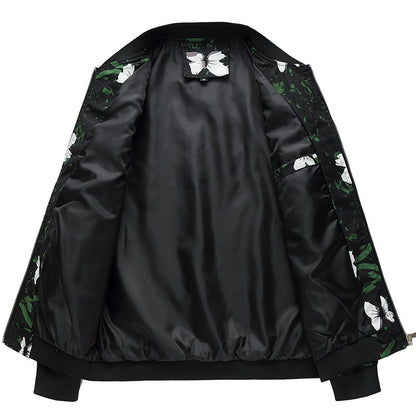 Spring, Autumn and Seasonal Boys' Floral Jacket, Large Size Urban Casual Coat Multi-color Available