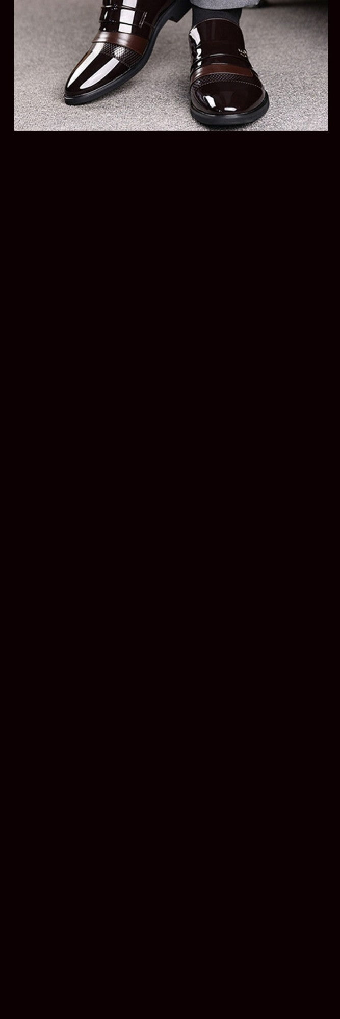 Leather Shoes for Men Wedding Formal Oxfords Business Casual Office Work Shoes for Men Classic Luxury Pointy Men's Dress Shoes