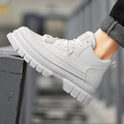 Men's boots four season high-top Joker thick-sole casual boots soft-sole non-slip comfort outdoor boots fashion youth work boots